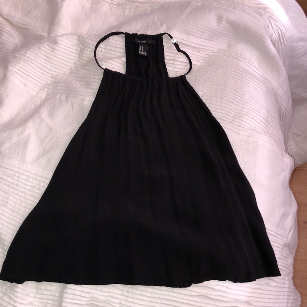 Black halter top